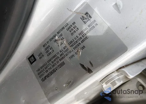 2016 Buick Verano Sport Touring Group z USA, uszkodzony, nr VIN 1G4PW5SK8G4172008